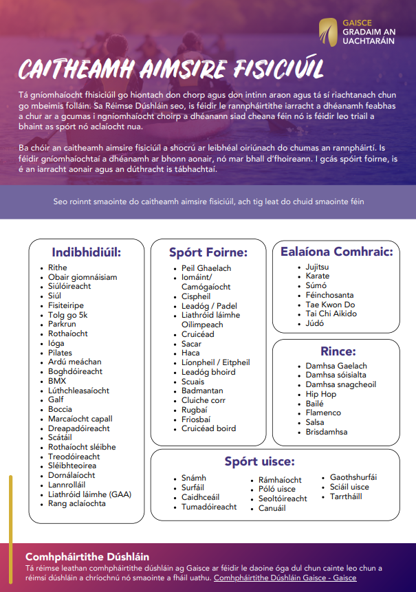 Caitheamh Aimsire Fisiciúil