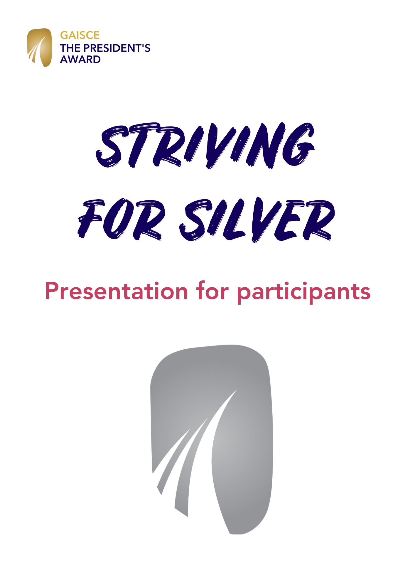 silver award powerpoint presentation